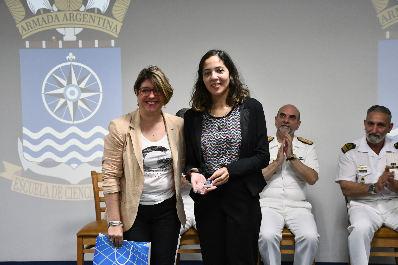 Secretaria Di Biase con Lic Lopez